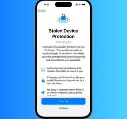 北屯苹果授权维修店分享被盗设备保护功能开启方法 